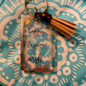 Explore dream wish keychain